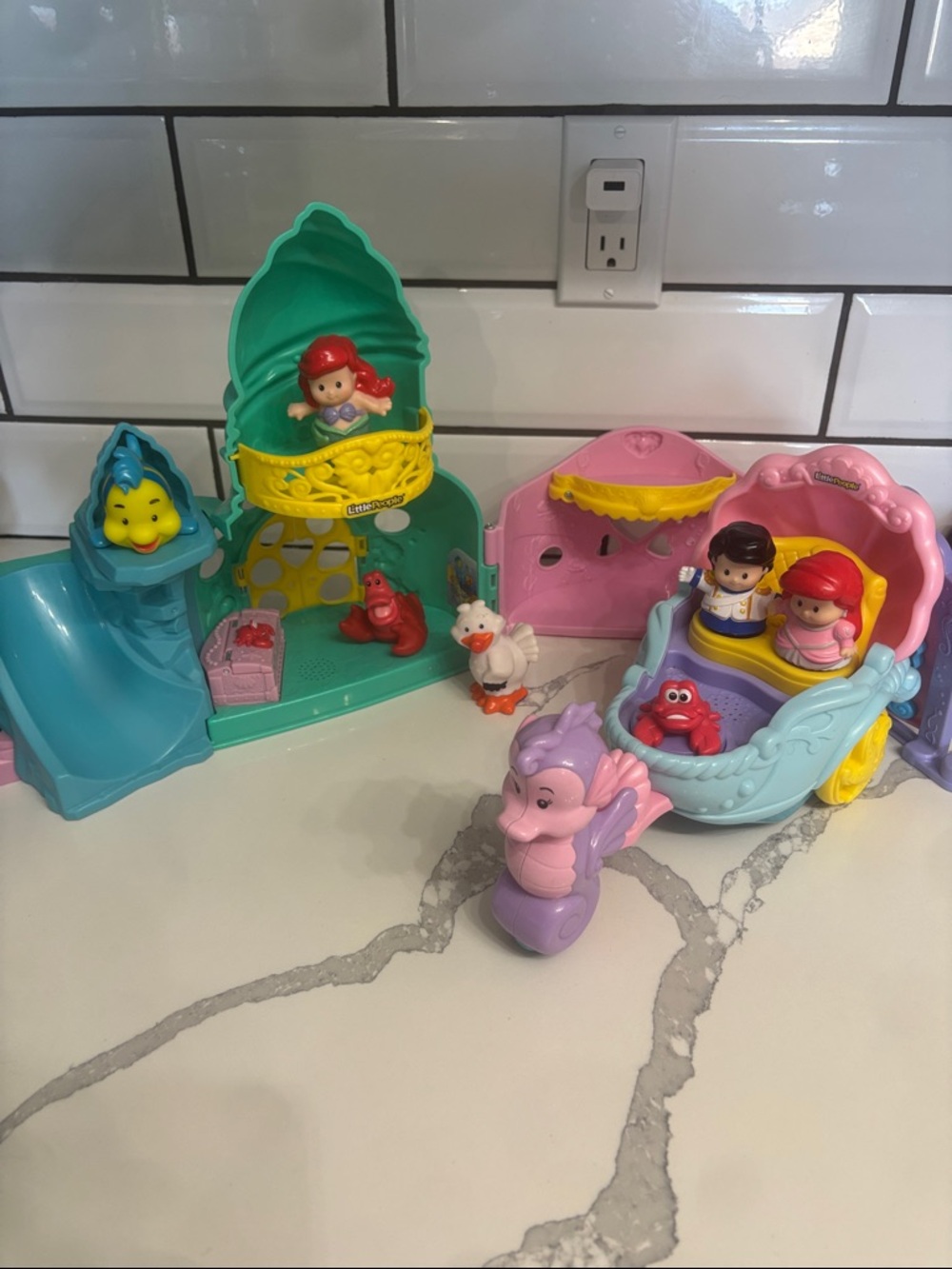 Little People Little Mermaid Lot
